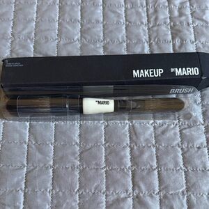 Makeup By Mario Dual-Ended Brush - Black and Cream